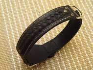 handmade leather dog collars