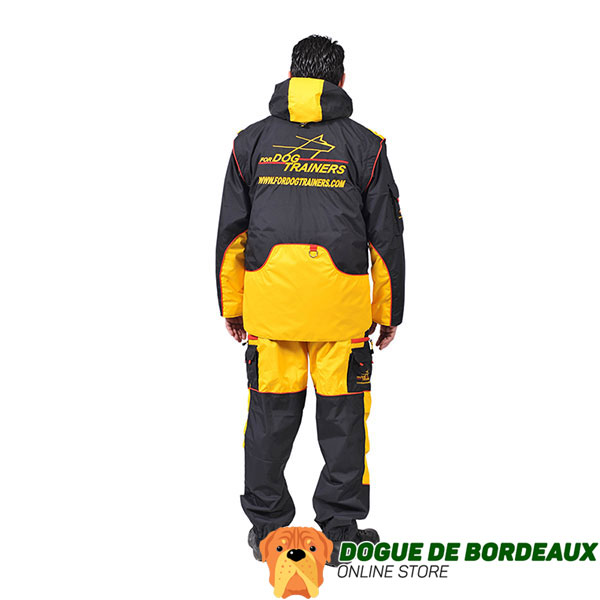 Membrane Fabric Training Bite Suit with Back Pockets
